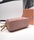 Сумка Miu Miu Matelassé Leather Bandoleer Bag Pink